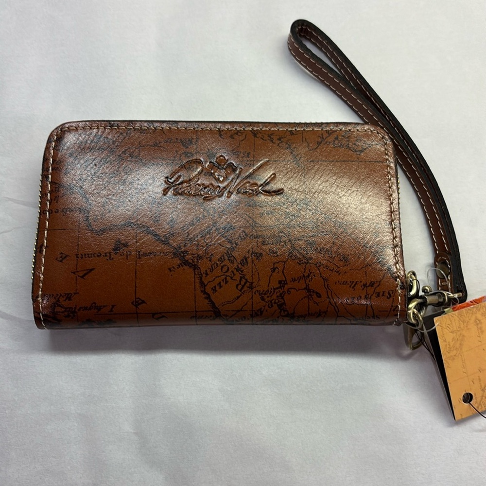 Patricia Nash Signature Map Ragusa Wallet Rust Riot